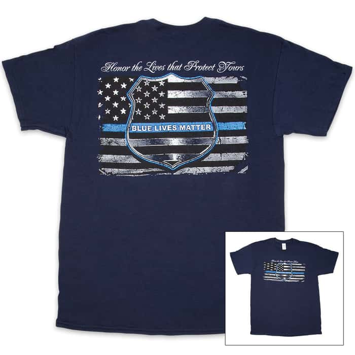 blue lives matter t shirt walmart