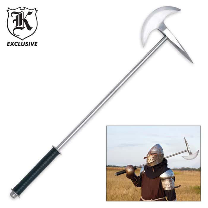 Replica Battle Axe with Spiked Axe Head