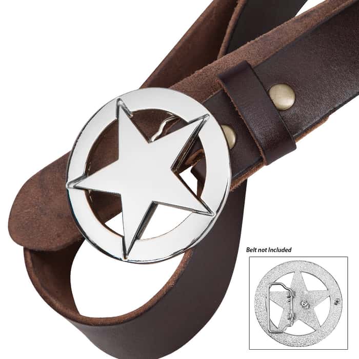 Texas Star Belt Buckle