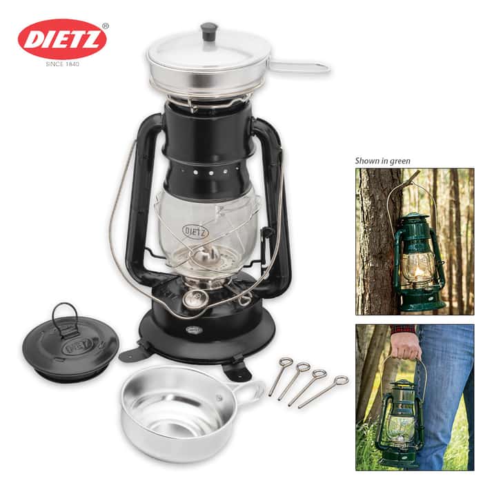 Dietz Millennium Lantern Cooker Black with Chrome