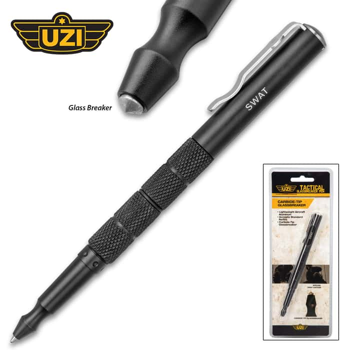 UZI SWAT Tactical Glass Breaker Pen Lightweight