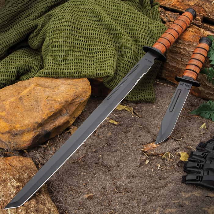 US 1942 Combat Fighting Knife And Sword