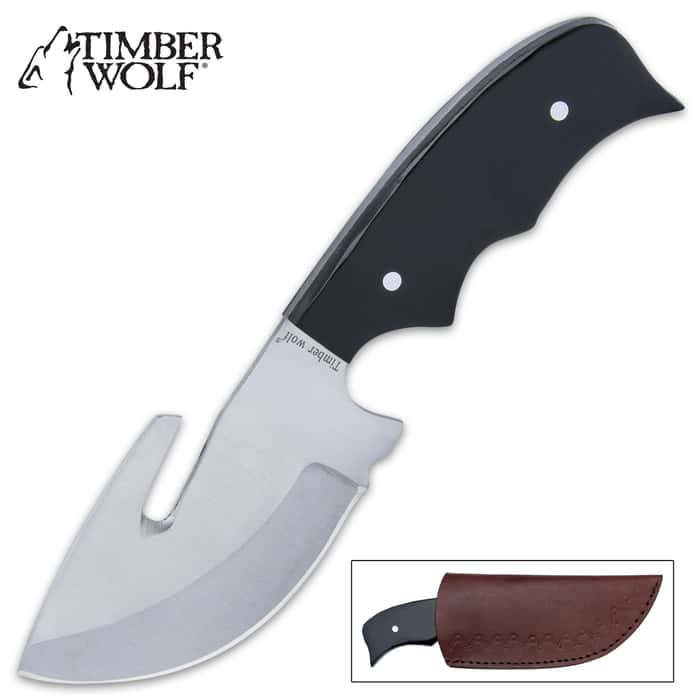 It’s easier to field dress it if you have capable tools to work with and the Field Dressing Gut-Hook Knife makes quick work of it