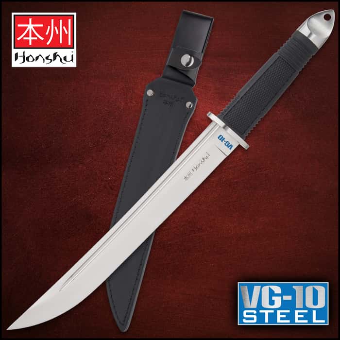 This massive Honshu Tanto Knife is a great blade for self-defense or even hog hunting