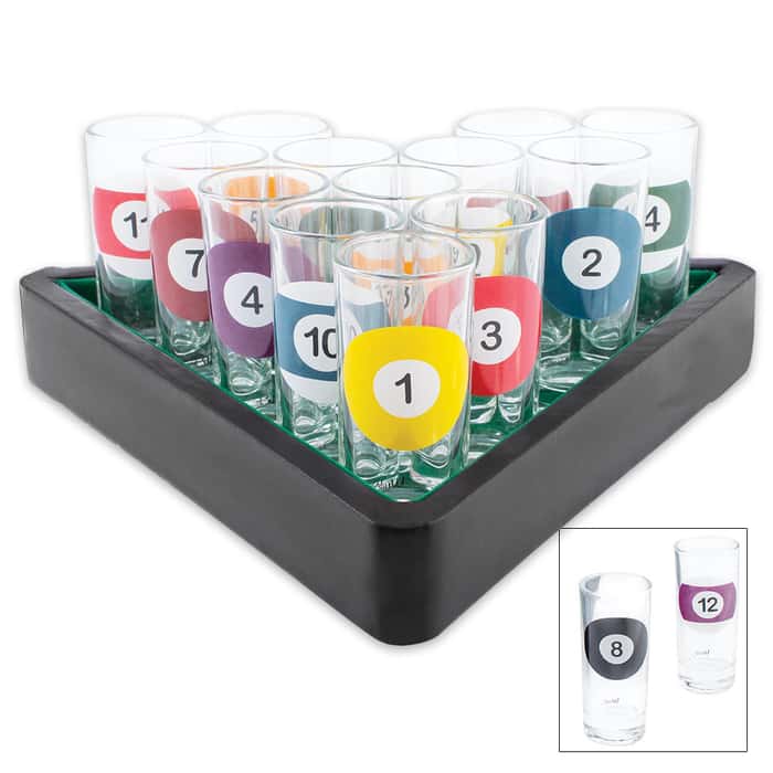 Billiard Balls Shot Glasses