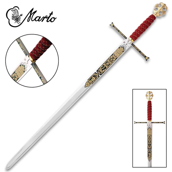 This limited edition Catholic Kings Sword is a part of the exclusive collection, “Heroes and Civilizations”, made by MARTO