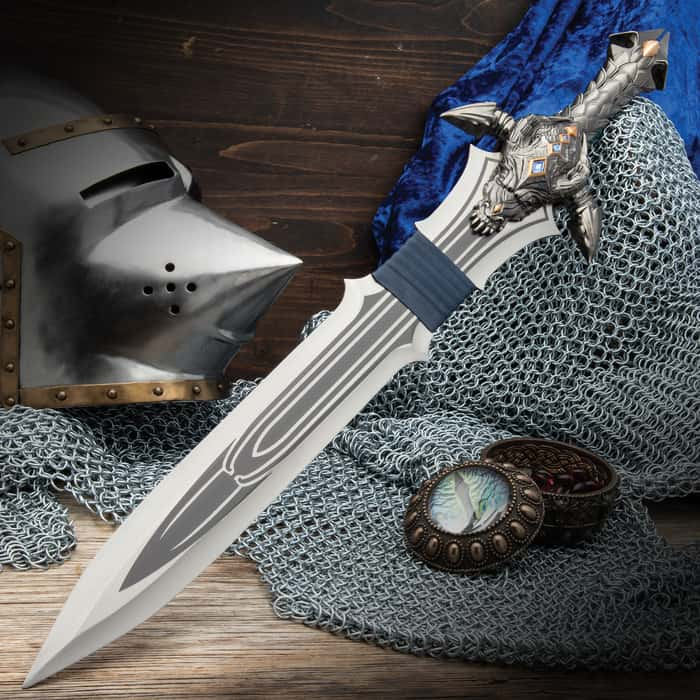 Dragon Slayer Sword Stainless Steel Blade, Laser