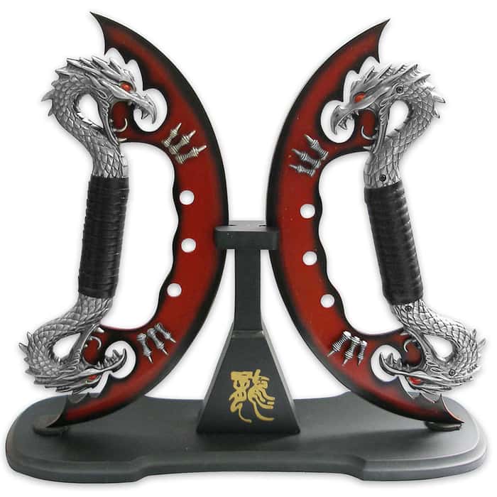 Dragon Crescent Moon Knife Set