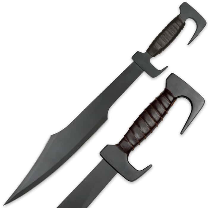 Forged Spartan Warrior Fantasy Sword With Sheath