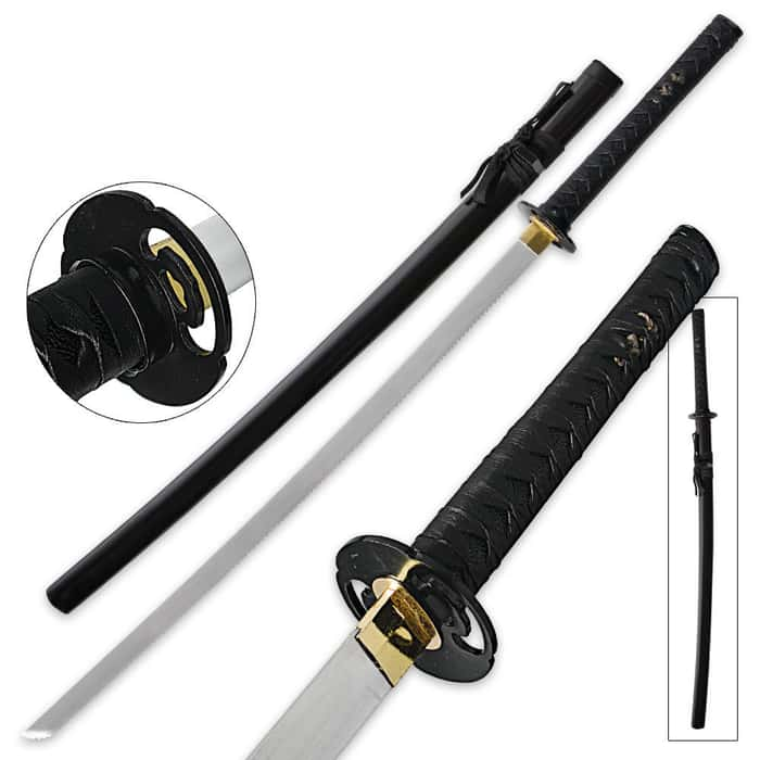 Serrated Blade Katana Samurai Anime Sword