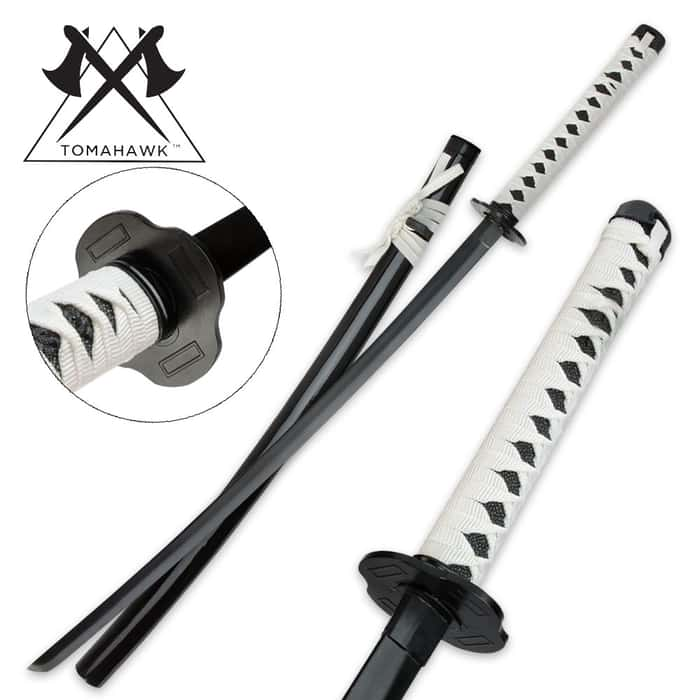 White Emperor Katana Sword With Scabbard