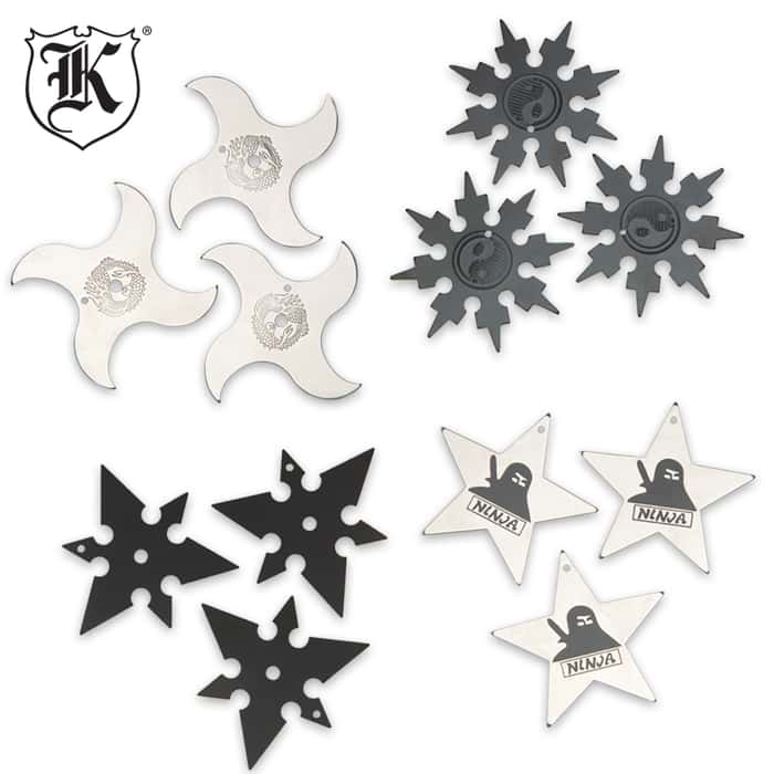 Ninja Kohga 5-Point Throwing Star (Silver) - Grindworx