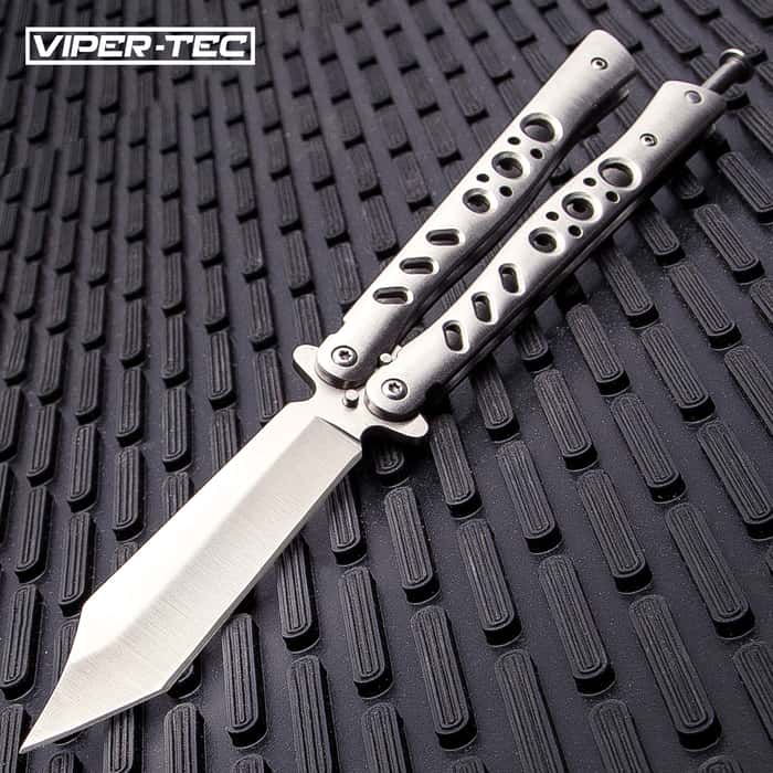 Viper Tec Scorpion Tip Balisong Knife Stainless