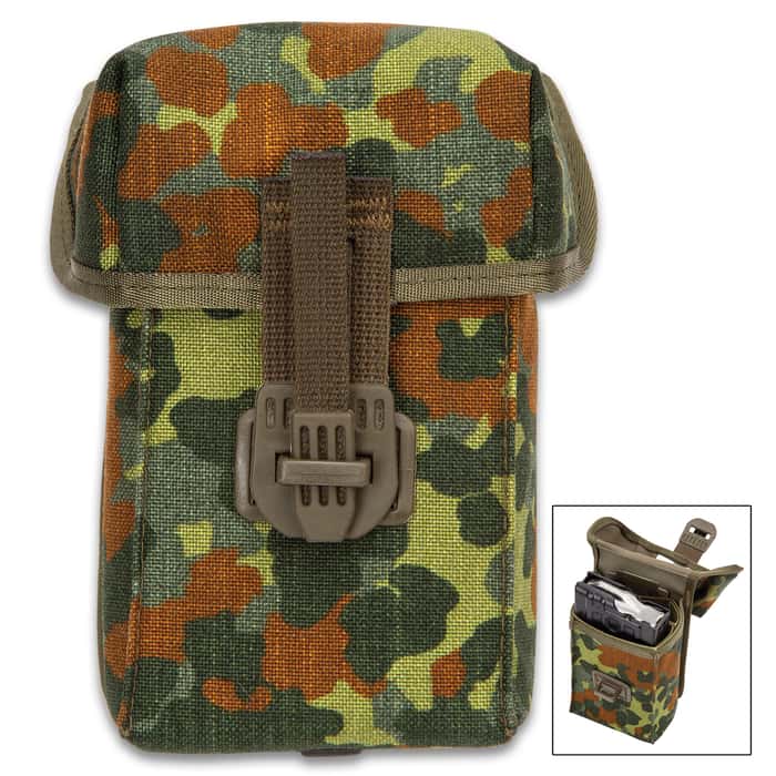 German Flecktarn Camo G3 Magazine Pouch 100