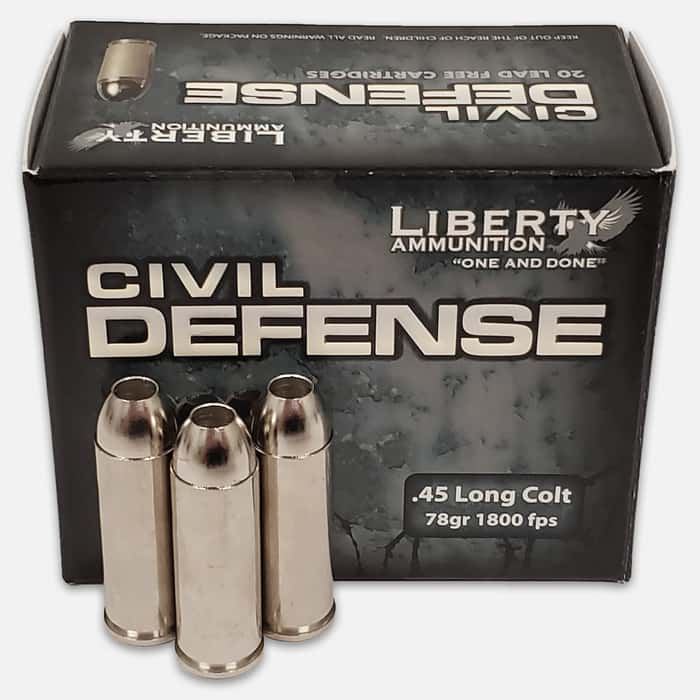 Civil Defense .45 Long Colt Ammunition 78