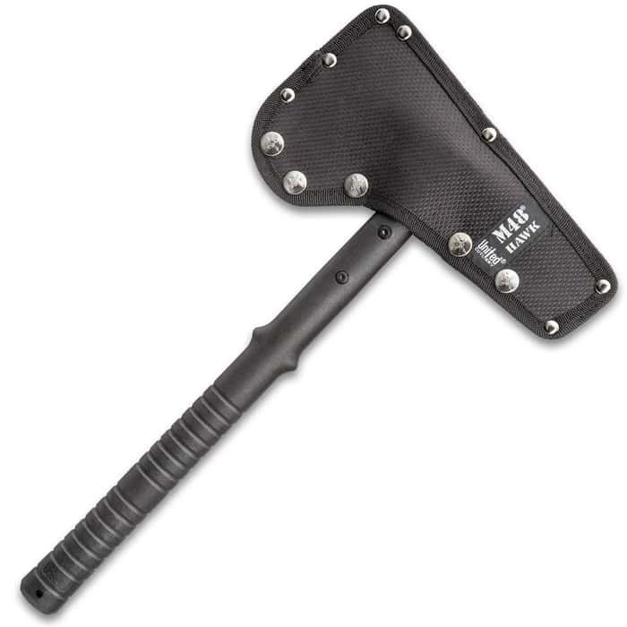 M48 Gold Tactical Tomahawk Axe With Snap On M48 Sheath