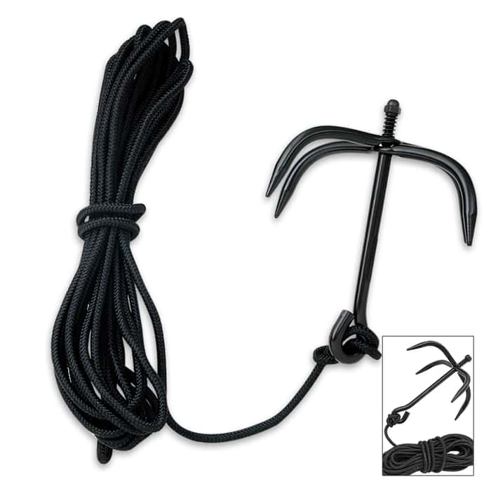 Black Hornet Ninja Gear Folding Grappling Hook