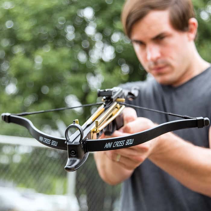Cobra Self Cocking Tactical Crossbow Pistol - 80-lb