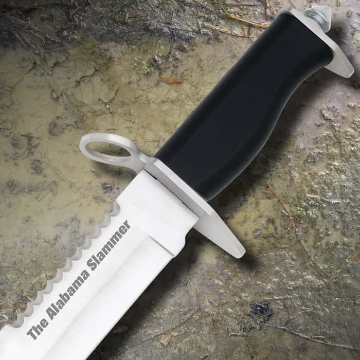 Massive Alabama Slammer Bowie Knife Sheath