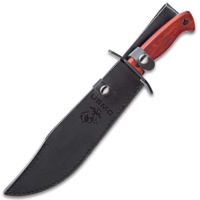 USMC Bowie Knife With Sheath Stainless Steel