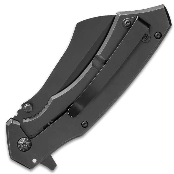 Xenoburn Tactical Pocket Knife Cleaver Folding Blade