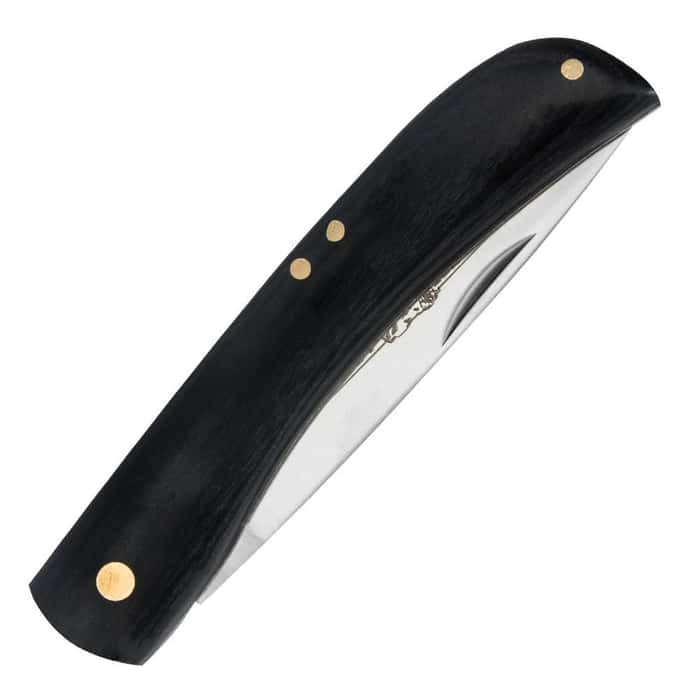 Kissing Crane Black Angus Pocket Farmer Folding