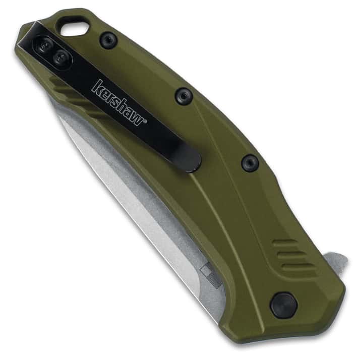 Kershaw Olive Drab Link Pocket Knife CPM