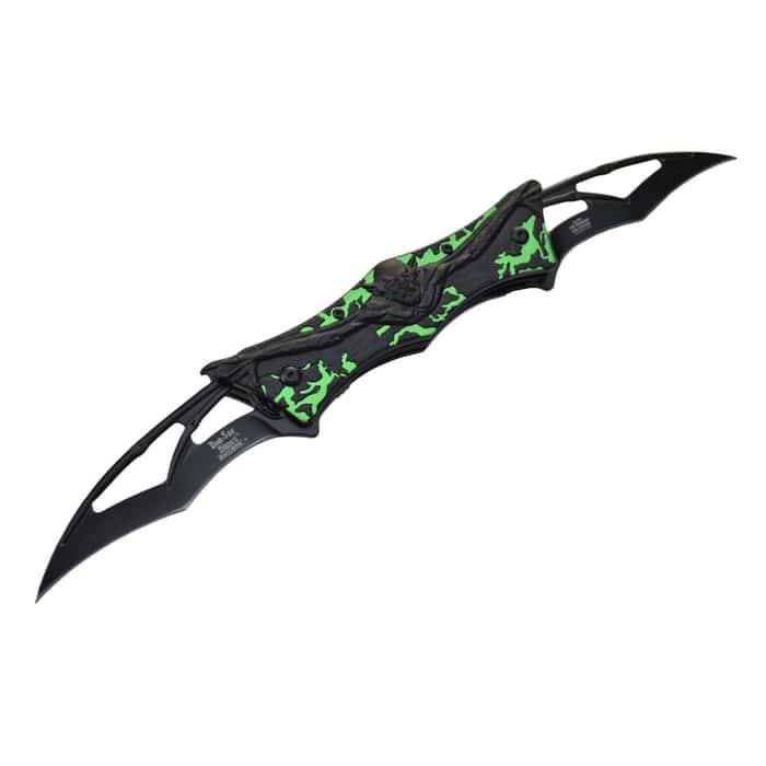 Zombie Tactical Dual Blade Folding Spring Assisted
