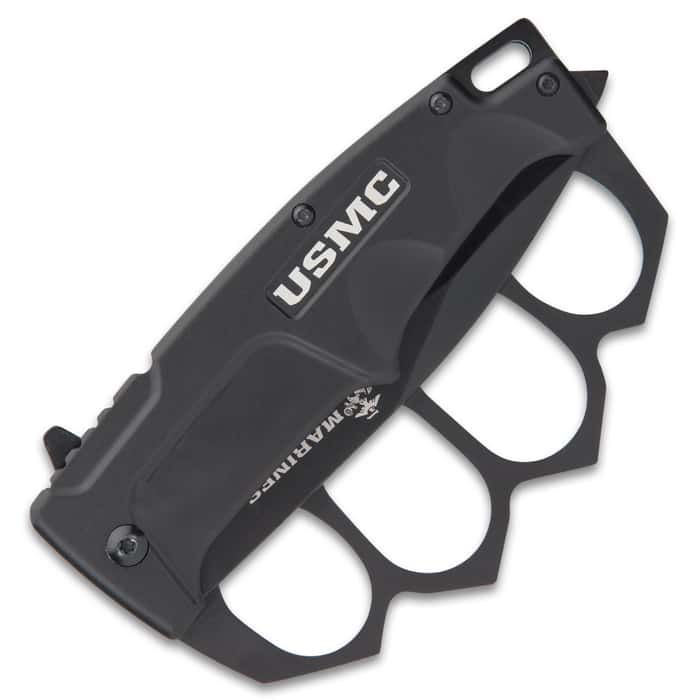 USMC Trench Folding Knuckle Knife Stainless Steel