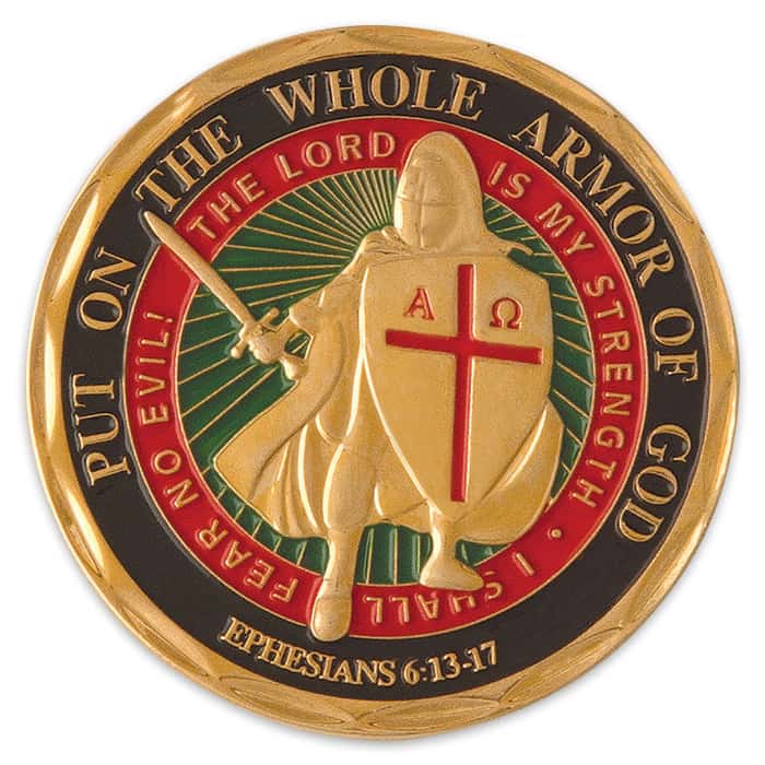Armor of God Challenge Coin Good Luck Charm