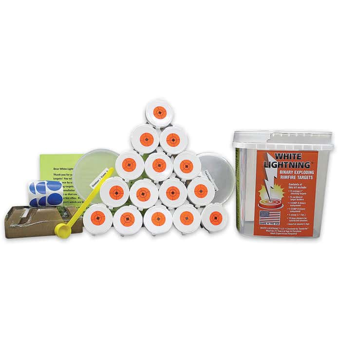 Tannerite White Lightning Rimfire Exploding Target Kit