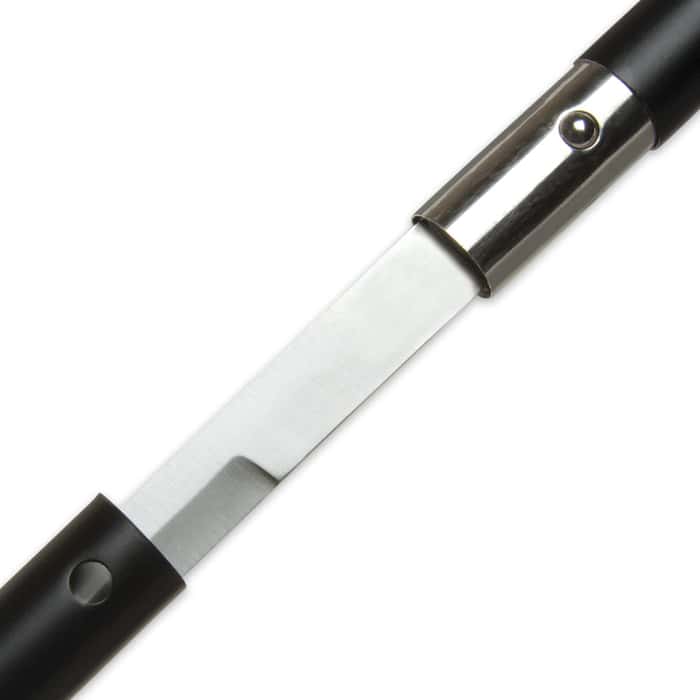 Traveler Black Wood Handle Sword Cane