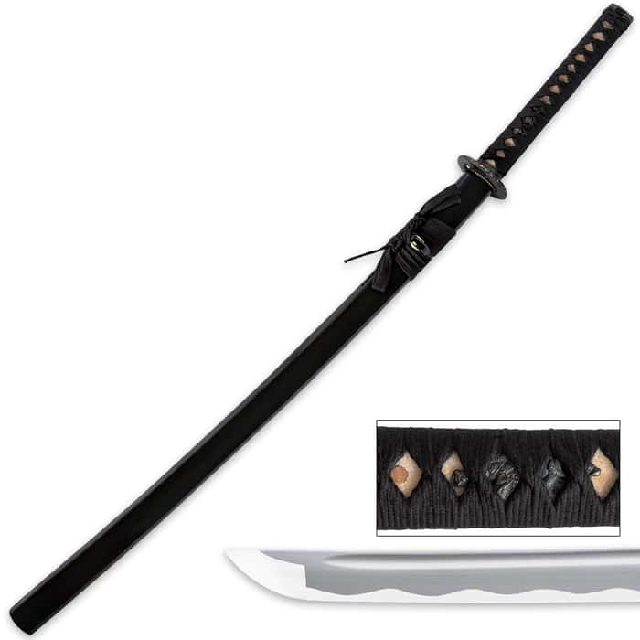 Dragon Warrior Samurai Katana With Scabbard