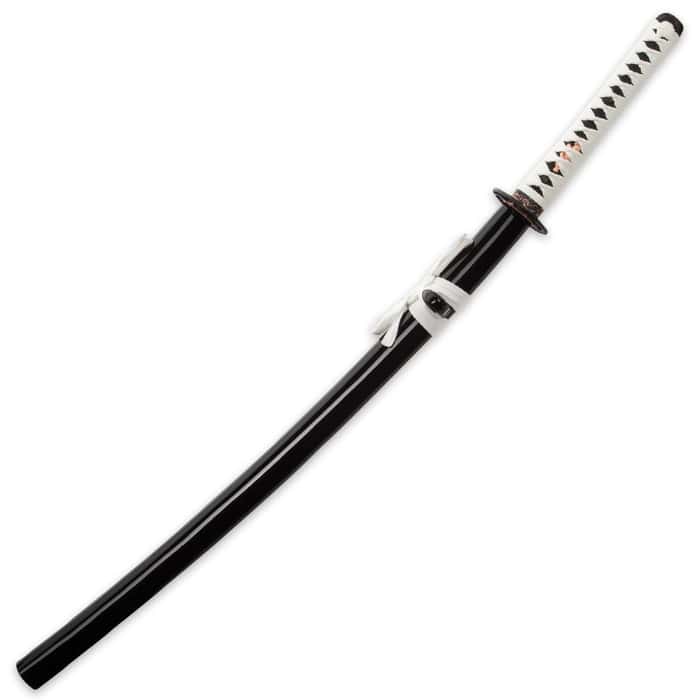 Shinwa "Ironborn" Katana with Saya - Cast Iron Tsuba - Hand-Forged 1045 High Carbon Steel Blade