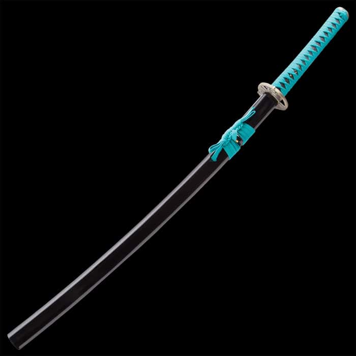 Shinwa Regal Katana Teal Sword Damascus