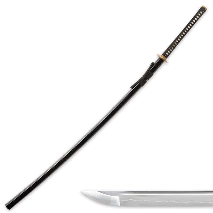 Hand Forged 1045 Carbon Steel Samurai Odachi Sword With Scabbard