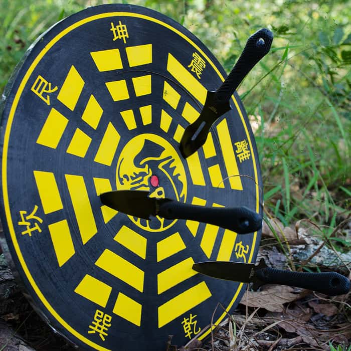 Bullseye Dragon Throwing Knife Ninja Star Target Board