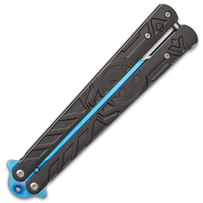Vortex Balisong Butterfly Knife Stainless Steel Blade,