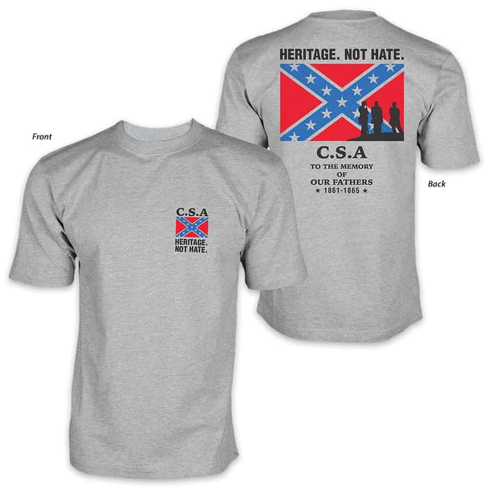 Heritage Not Hate CSA Confederate Rebel Flag