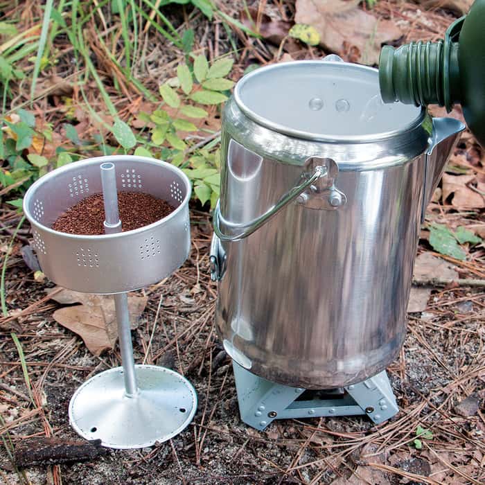 Trailblazer 9Cup Aluminum Percolator Coffee Pot