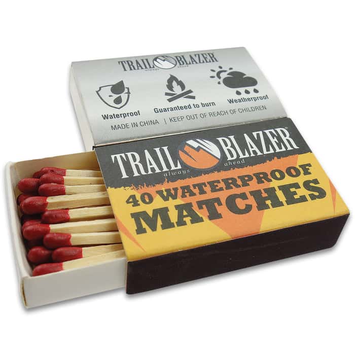 Trailblazer Waterproof Matches FourPack
