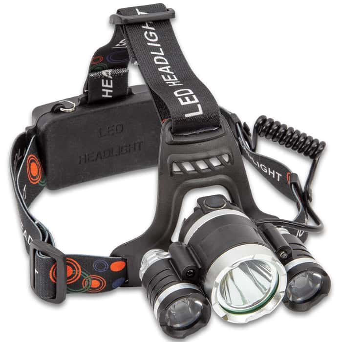 SHTF ThreeMode LED WaterResistant Headlamp