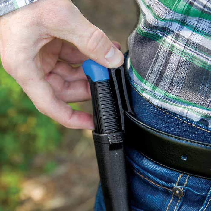 Wahoo Killer Multipurpose Knife - Bushcraft / Companion / Fixed Blade - Blue