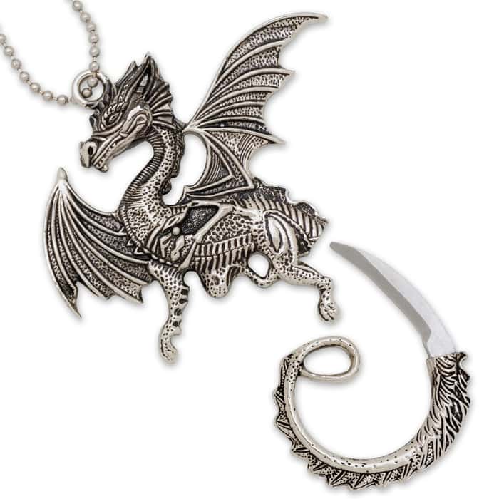 Coiled Dragon Necklace
