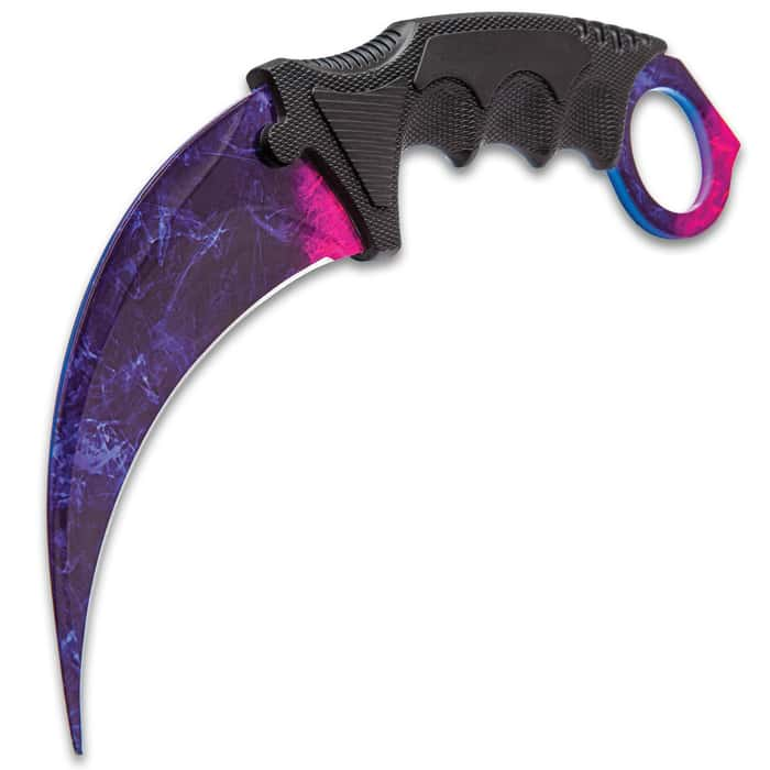 Upgraded Galaxy Karambit Tactical Fixed Blade Knife