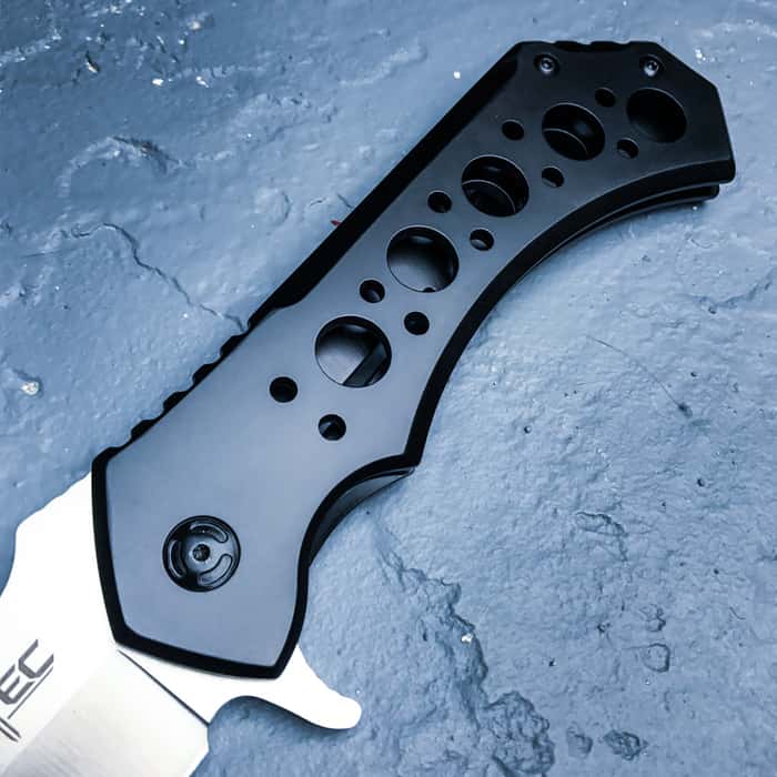 Cleaver Pocket Knife With Sheath Stainless Steel