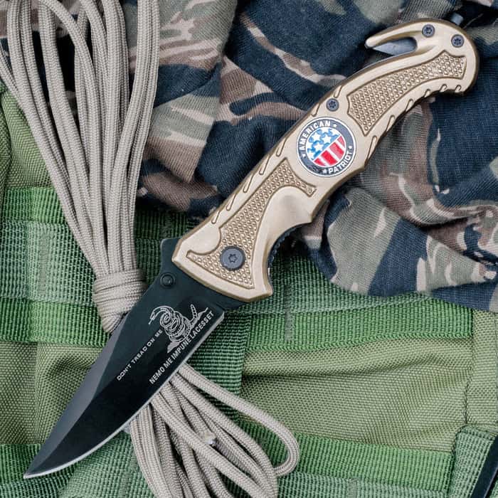 Ridge Runner Dont Tread On Me Assisted Opening Pocket Knife