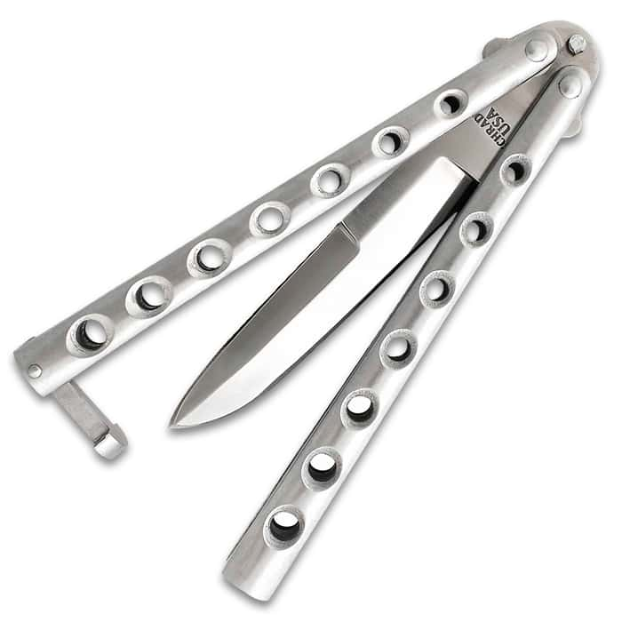 Schrade Manilla Balisong Pocket Knife Butterfly Knife