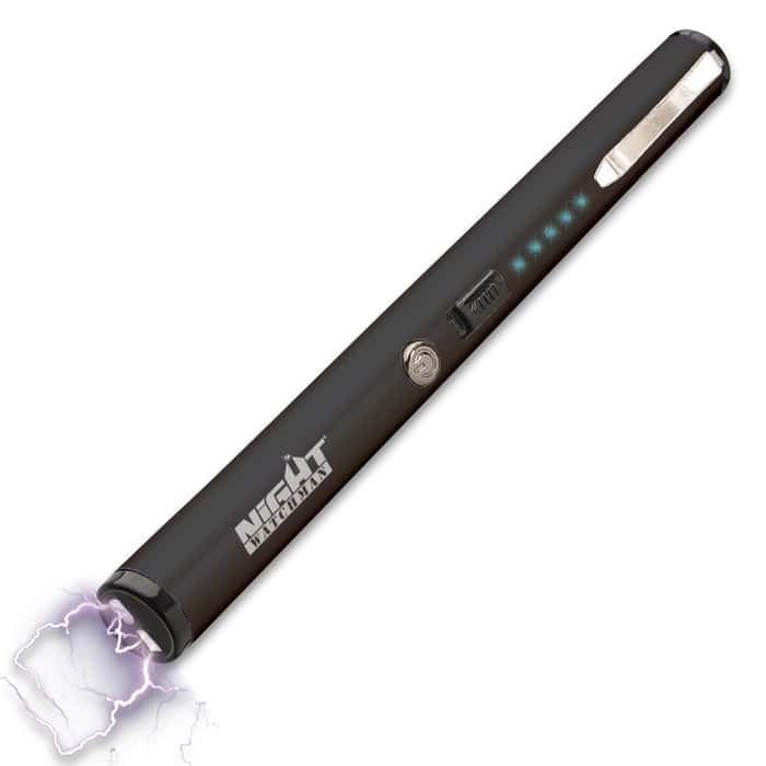 Black Pen Stun Gun 14,000 Volts, Realistic