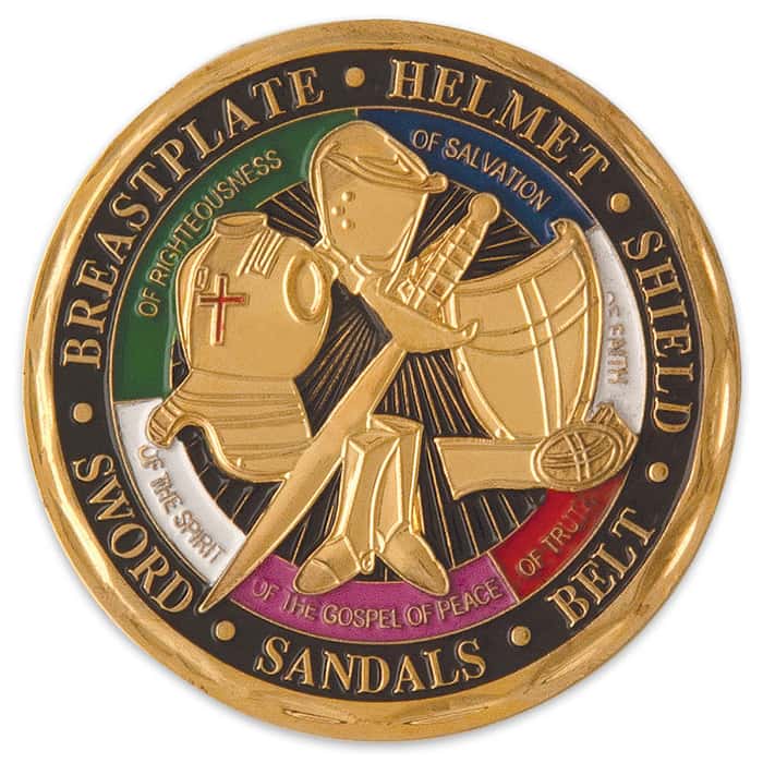 Armor of God Challenge Coin Good Luck Charm